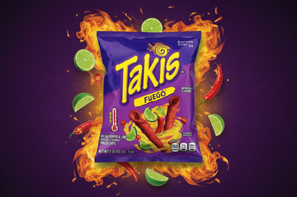 Takis Fuego - Flat Lay