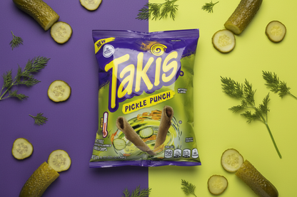 Takis Pickle Punch - Flat Lay