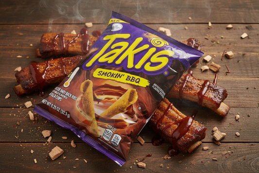 Takis Smokin' BBQ - Flat Lay