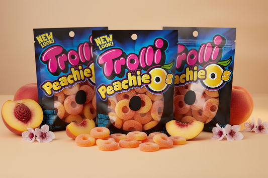 Trolli Gummies Peachie O's 4.25 oz 3 Pack