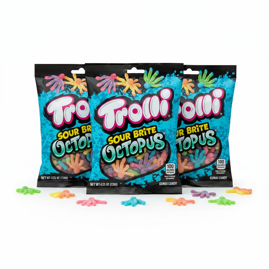 Trolli Sour Brite Octopus 3 Pack Product Image