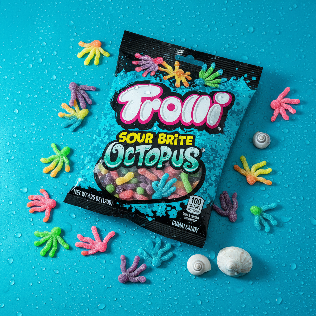 Trolli Sour Brite Octopus 4.25oz