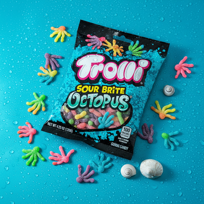 Trolli Sour Brite Octopus 4.25oz