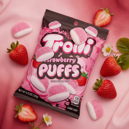 Trolli Strawberry Puff Gummies 4.25oz