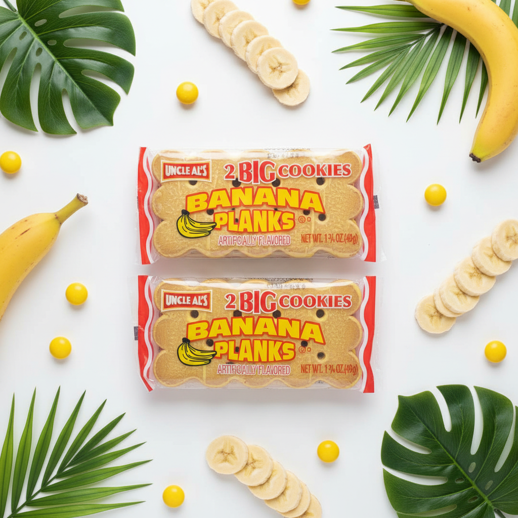 Uncle Als Banana Planks Flat Lay 2