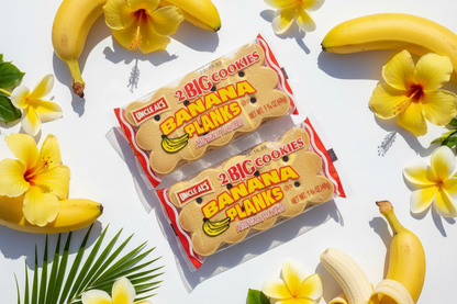 Uncle Als Banana Planks Flat Lay