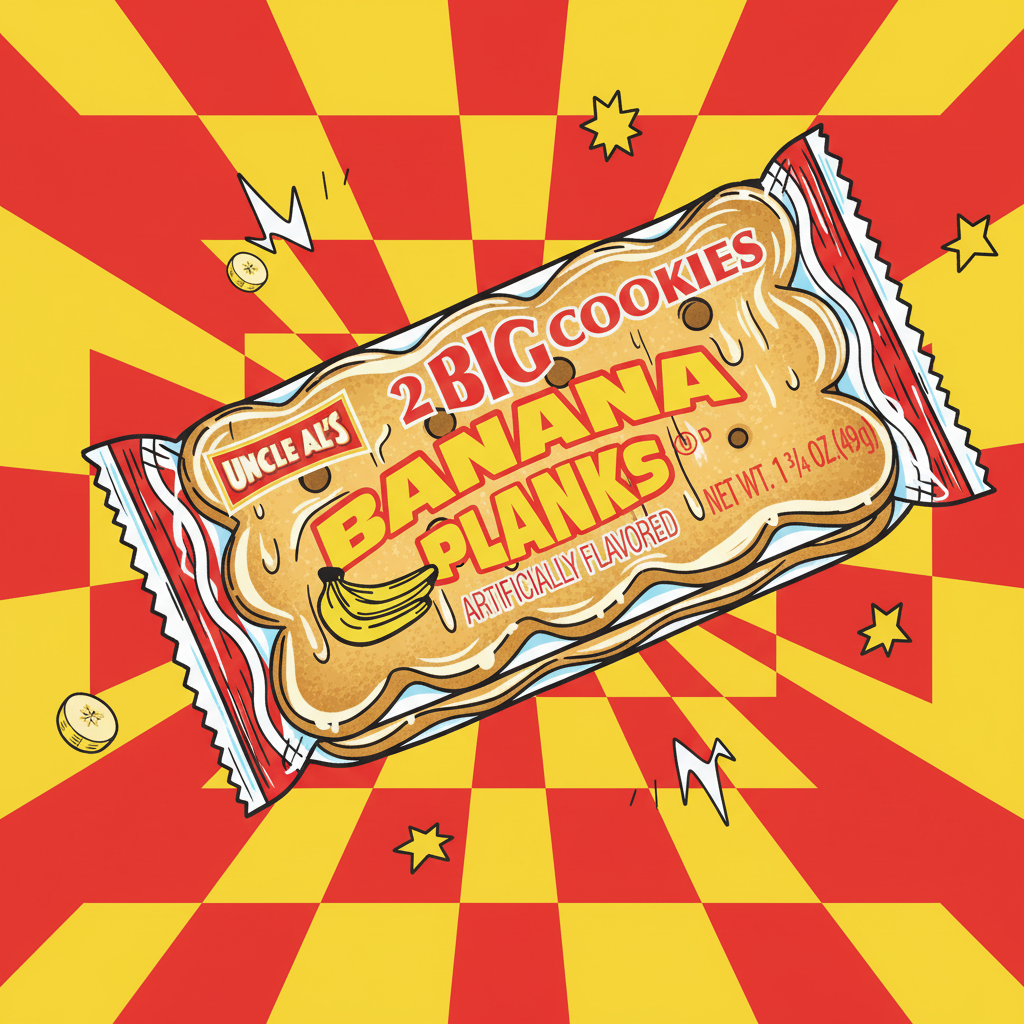 Uncle Als Banana Planks Retro
