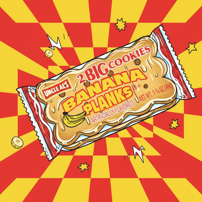 Uncle Als Banana Planks Retro
