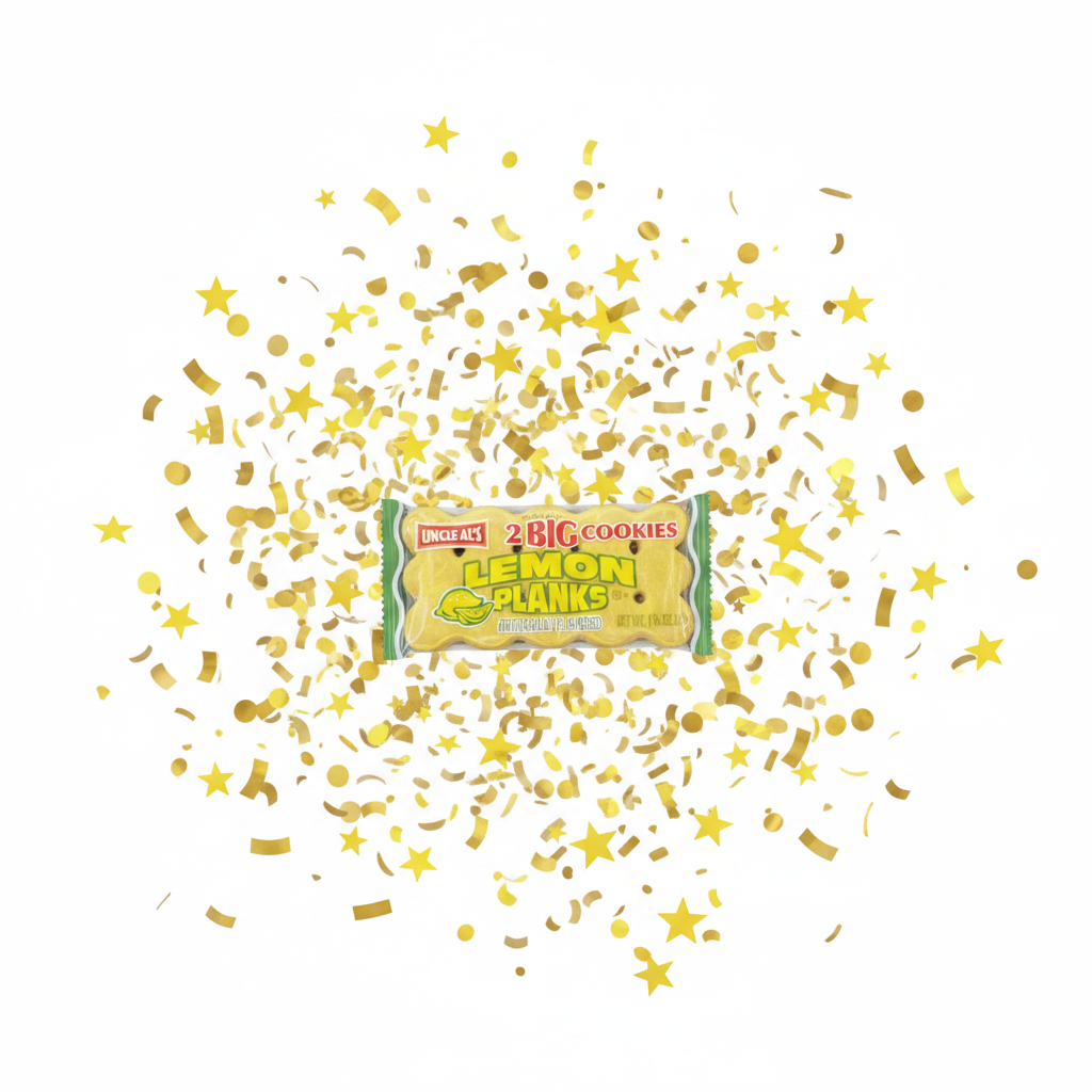 Uncle Als Lemon Planks Single Confetti