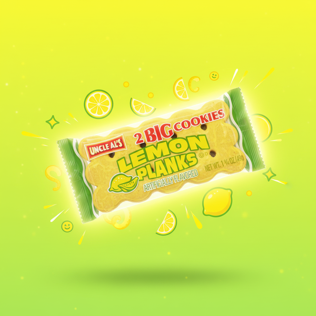 Uncle Als Lemon Planks Single Neon