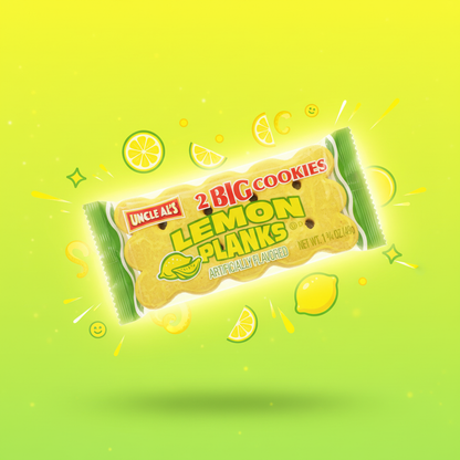 Uncle Als Lemon Planks Single Neon