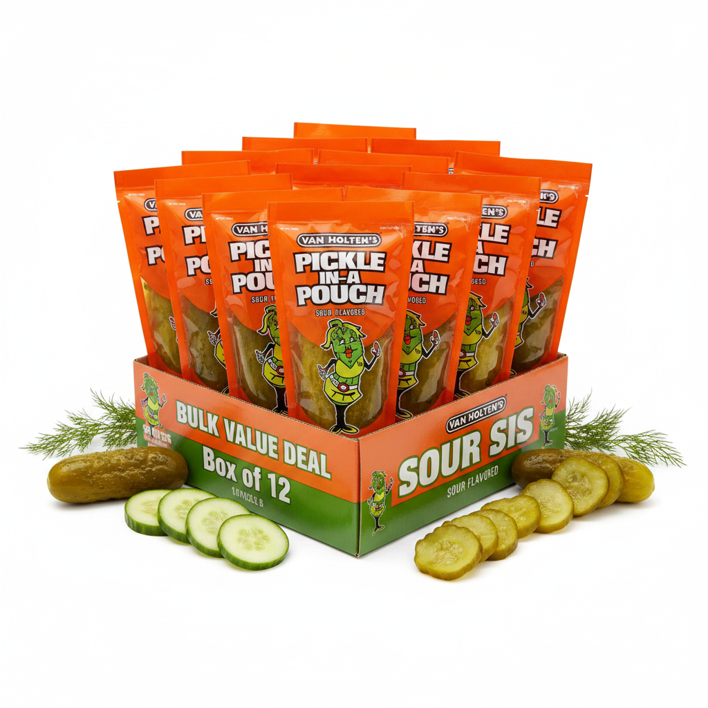 Van Holten's Pickle In-A-Pouch Box of 12