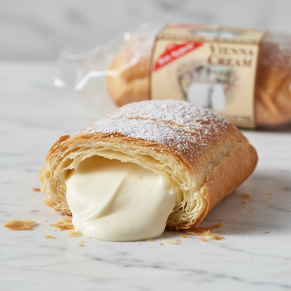 Vienna Cream Danish Close-up