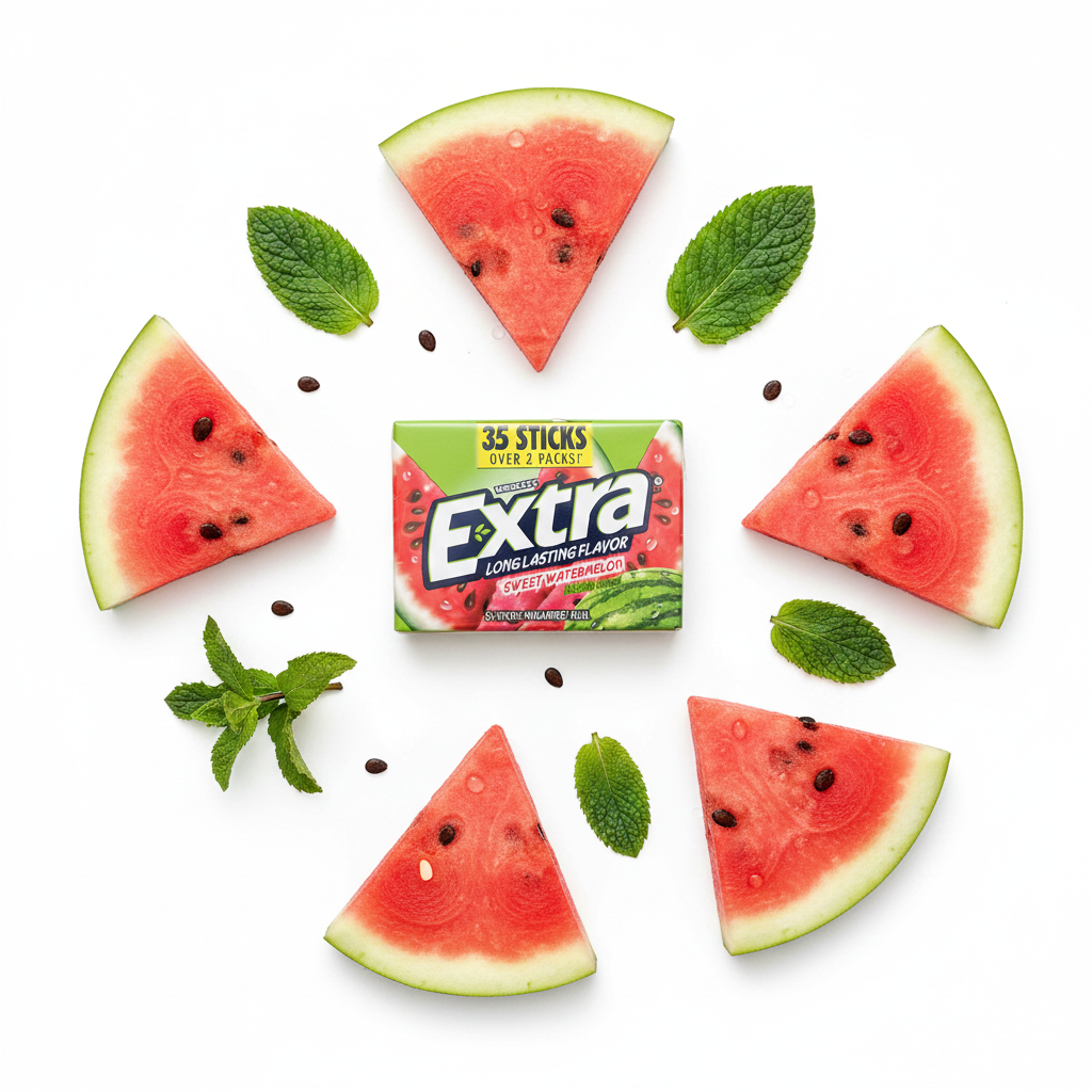 Watermelon Flat Lay