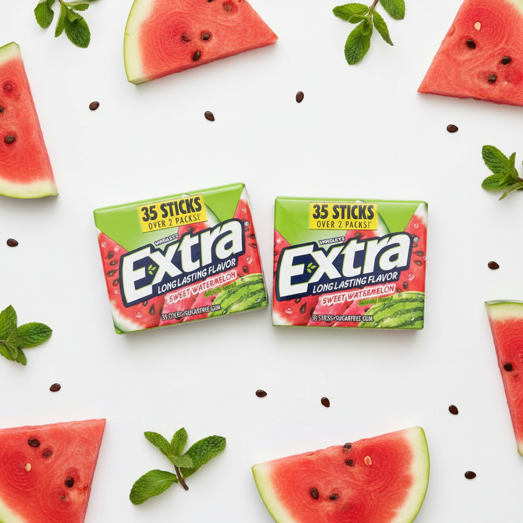 Watermelon Flat Lay