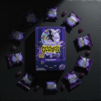 Wednesday Gushers Flat Lay