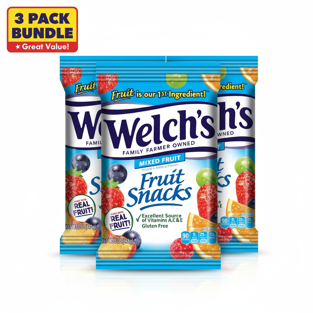Welch's Fruit Snacks 3 Pack Bundle