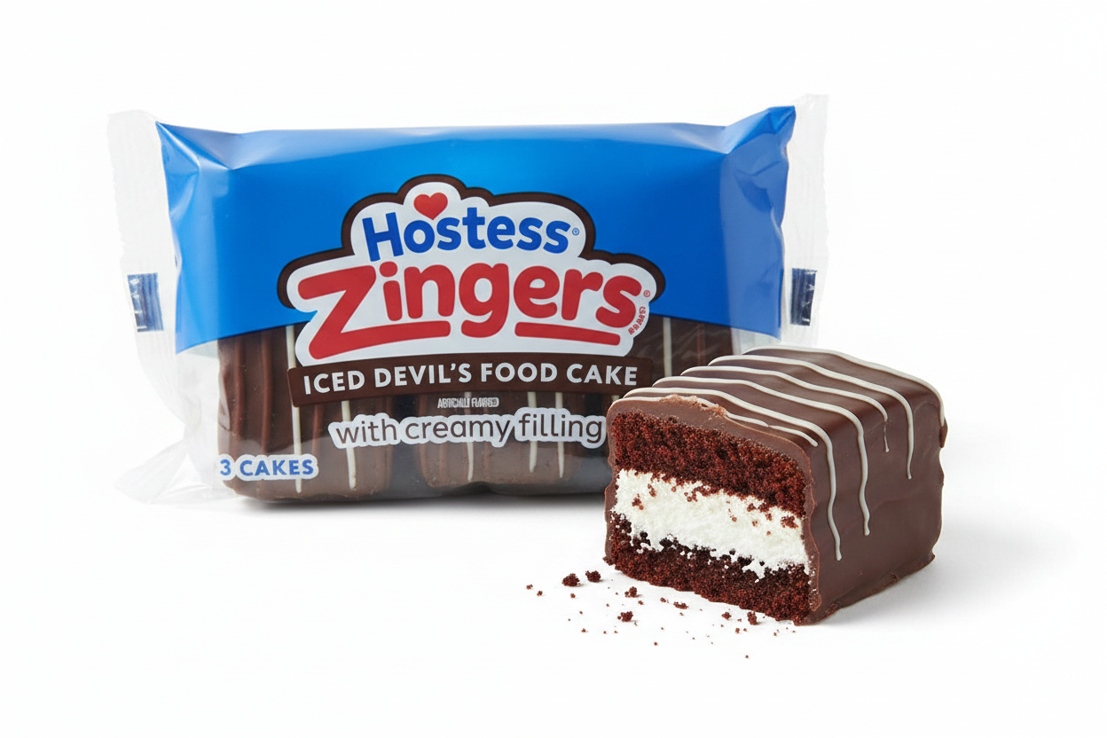 Zingers Devils Food Cross Section