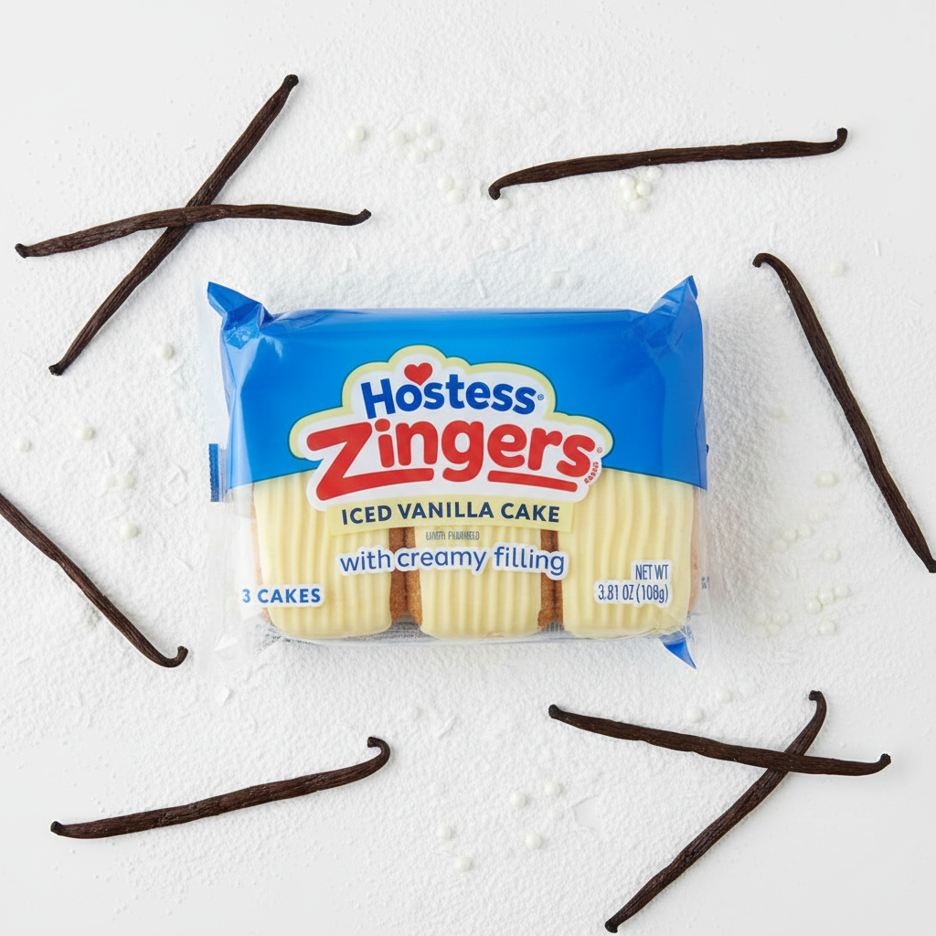 Zingers Vanilla Flat Lay